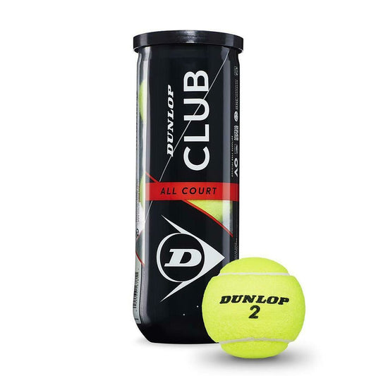 Tennisbälle D TB CLUB AC 3 PET Dunlop 601334 3 Stücke (Kautschuk)