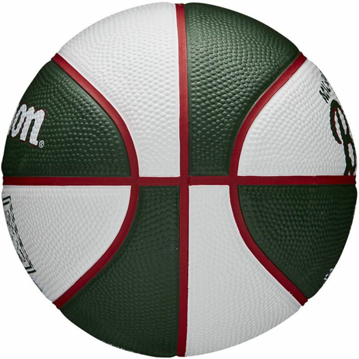 Basketball Mini Wilson NBA Bucks  Olive 3