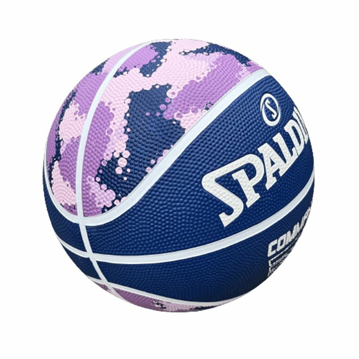 Basketball Commander Solid  Spalding Solid Purple Haut 6 Jahre