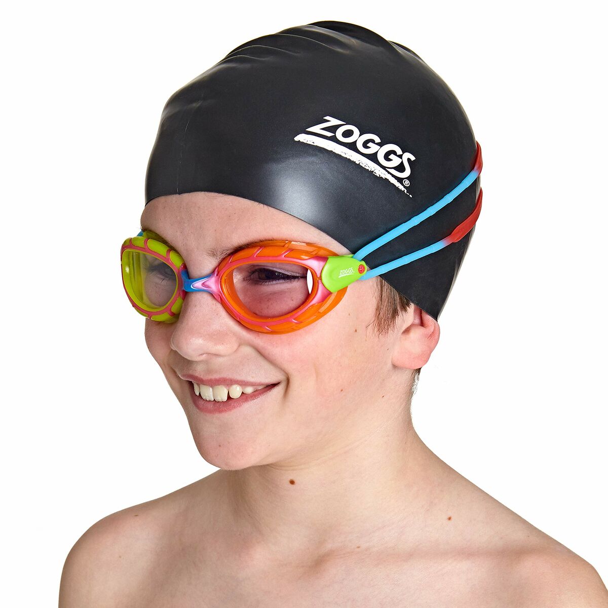 Schwimmbrille Zoggs Predator Orange Rot Einheitsgröße