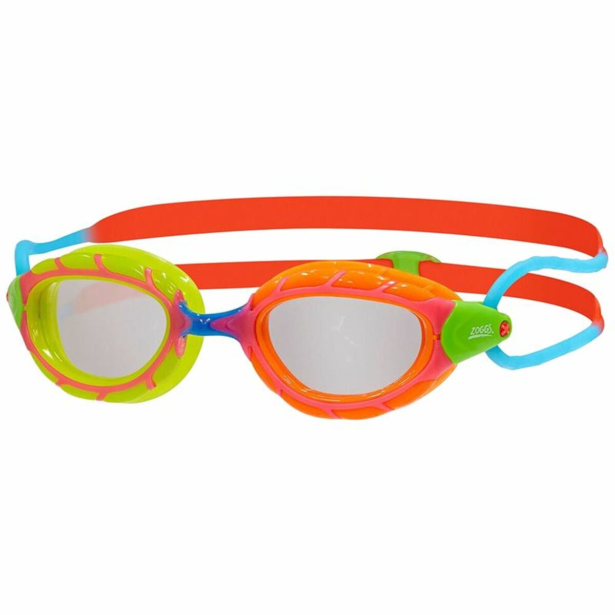 Schwimmbrille Zoggs Predator Orange Rot Einheitsgröße