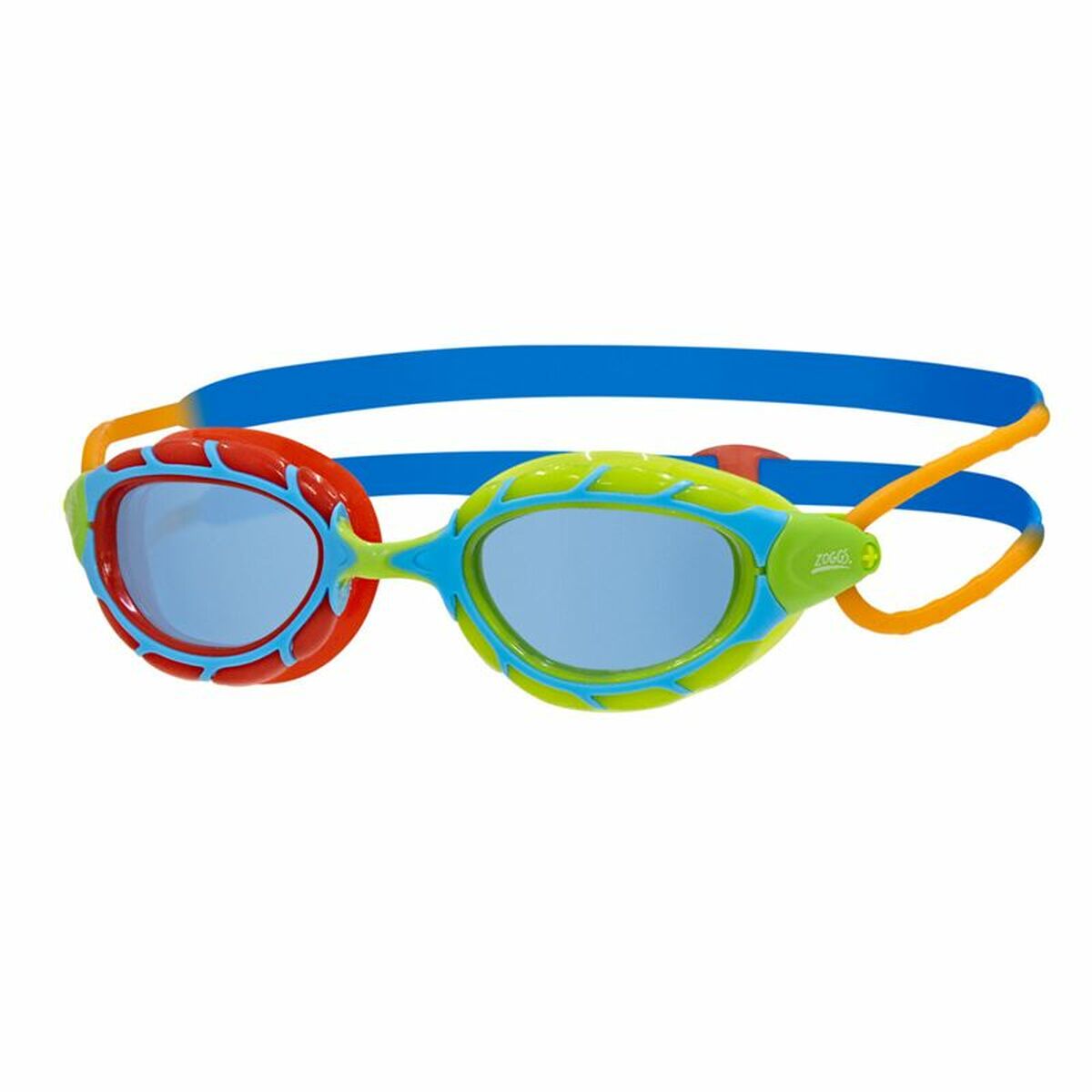 Schwimmbrille Zoggs Predator grün Rot Einheitsgröße