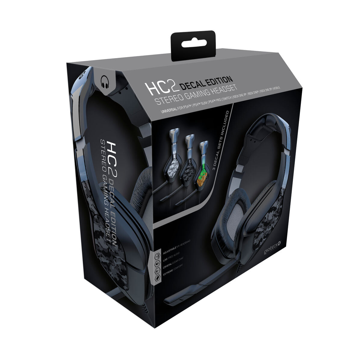 Gaming Headset mit Mikrofon GIOTECK HC2