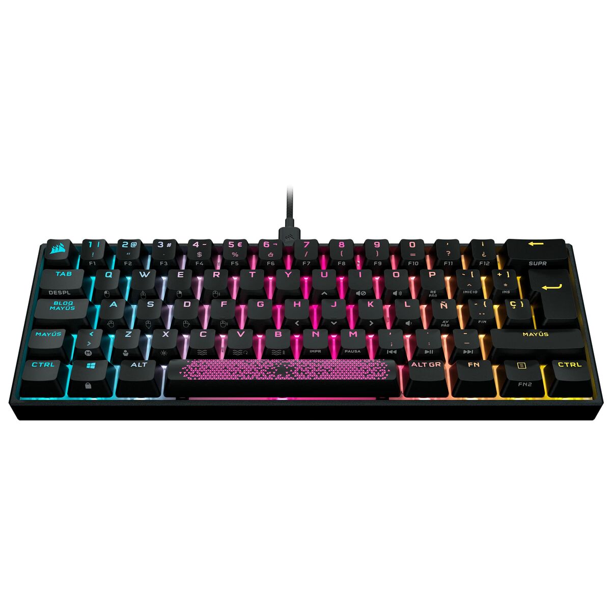 Gaming Tastatur Corsair K65 Qwerty Spanisch