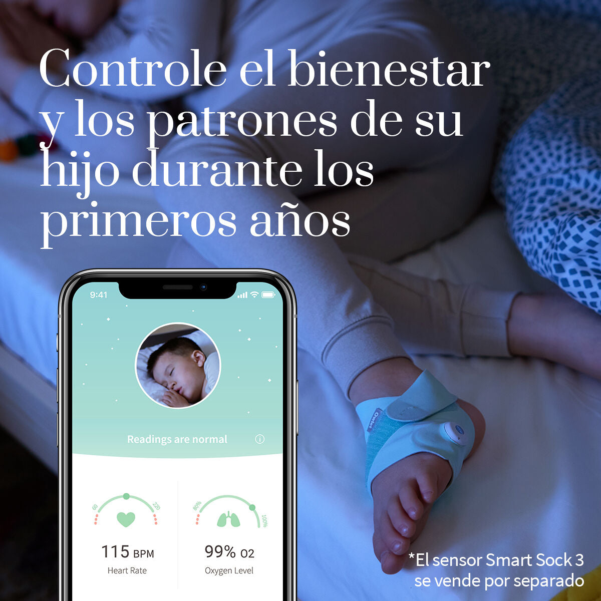 Babyphone mit Kamera Owlet Smart Sock Extension