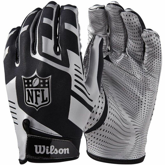 Handschuhe für den Empfänger Wilson NFL Stretch Fit Grau