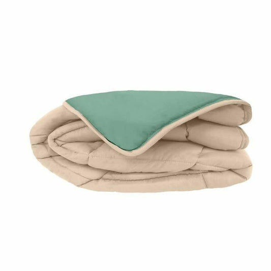 Bettdecke Poyet  Motte Calgary grün Beige 400 g /m² 140 x 200 cm