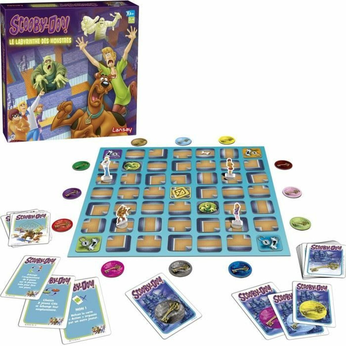 Tischspiel Scooby-Doo Le Labyrinthe des Monstres (FR)