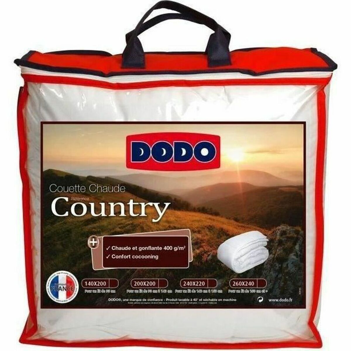 Bettdecke DODO Country 400 g (240 x 260 cm)