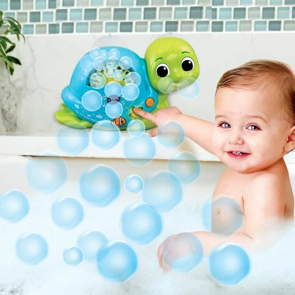 Spielzeug für das Badezimmer Vtech Baby Juju ma tortue magi bulles