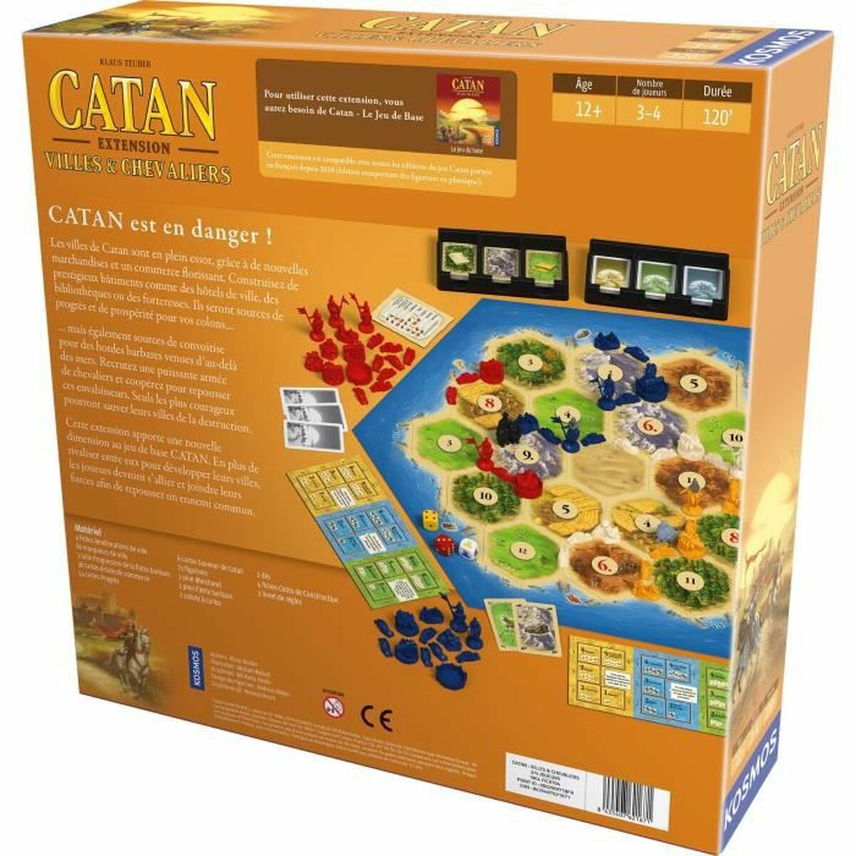 Tischspiel Asmodee Catan Extension Villes & Chevaliers