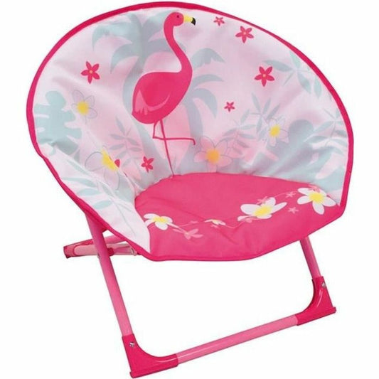 Kindersessel Fun House 53 x 56 x 43 cm Biegsam Rosa Flamingo