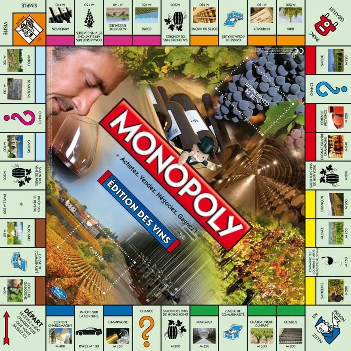 Tischspiel Winning Moves MONOPOLY  Editions des vins (FR)