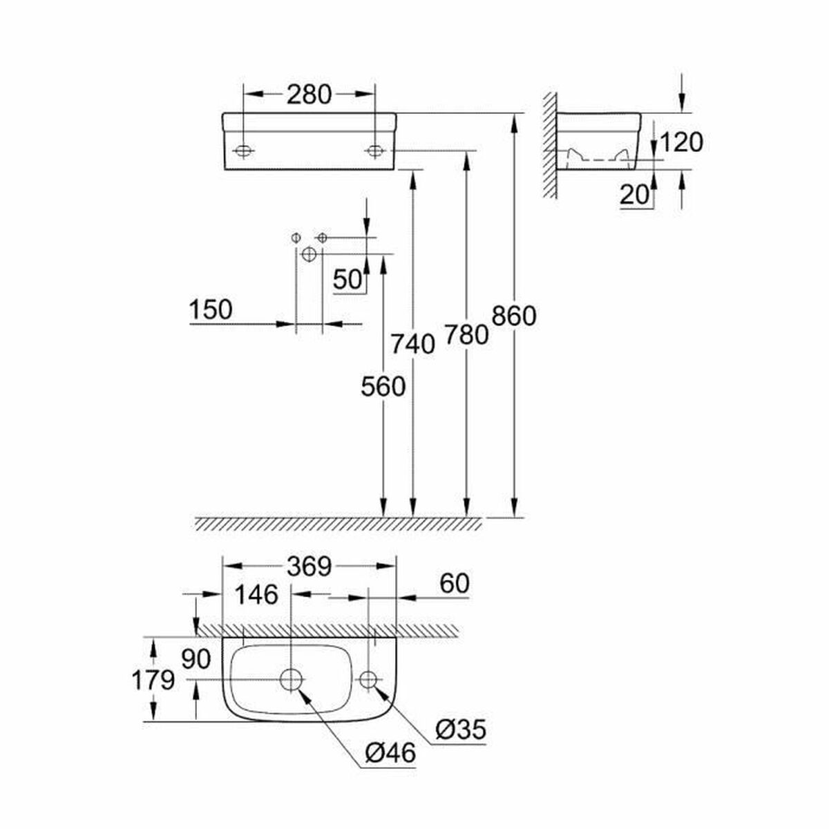 Waschbecken Grohe 3932700H