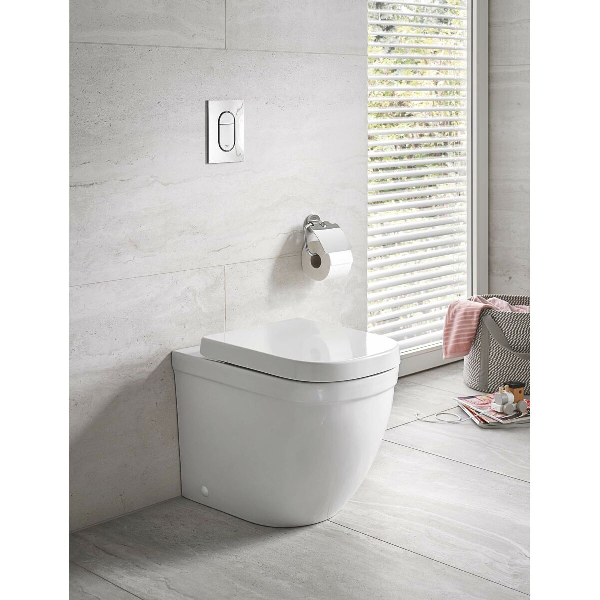 Toilettenabdeckung Grohe Euro Ceramic Weiß Porzellan