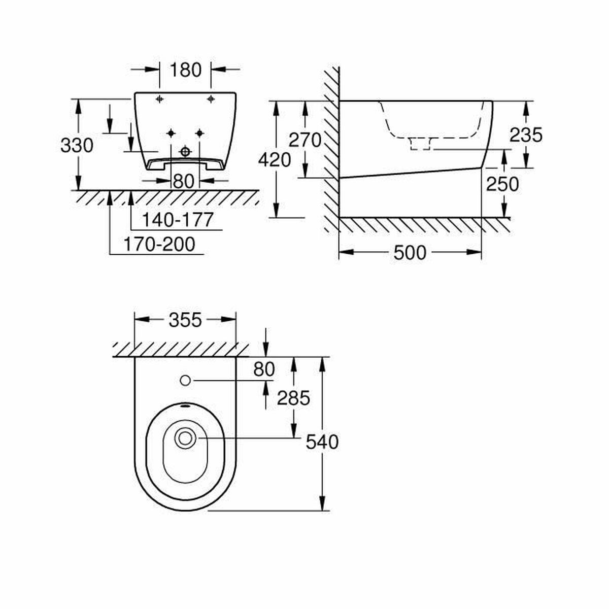 Bidet Grohe