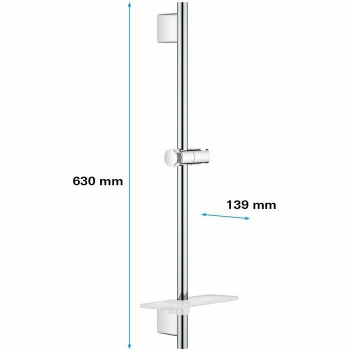 Duschstange Grohe 26599000 Metall Kunststoff 60 cm