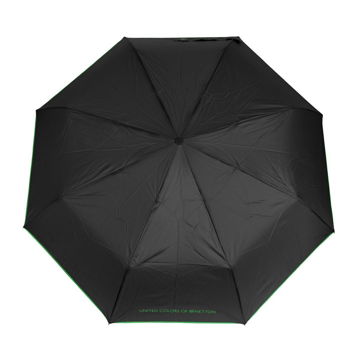 Faltbarer Regenschirm Benetton Schwarz (Ø 94 cm)