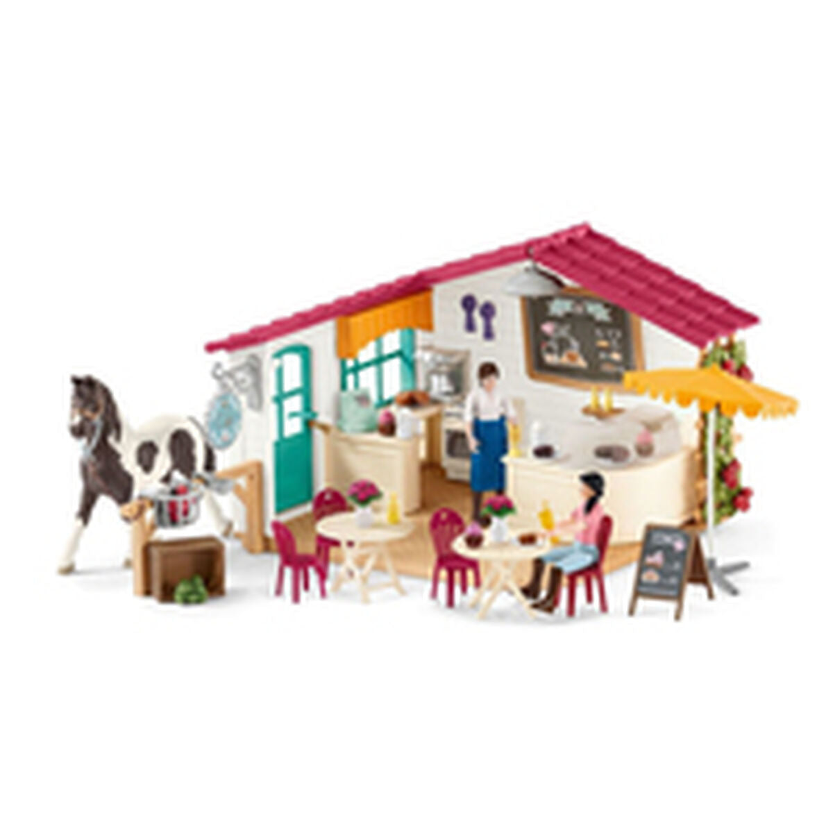 Spielzeug-Set Schleich Rider Café Kunststoff