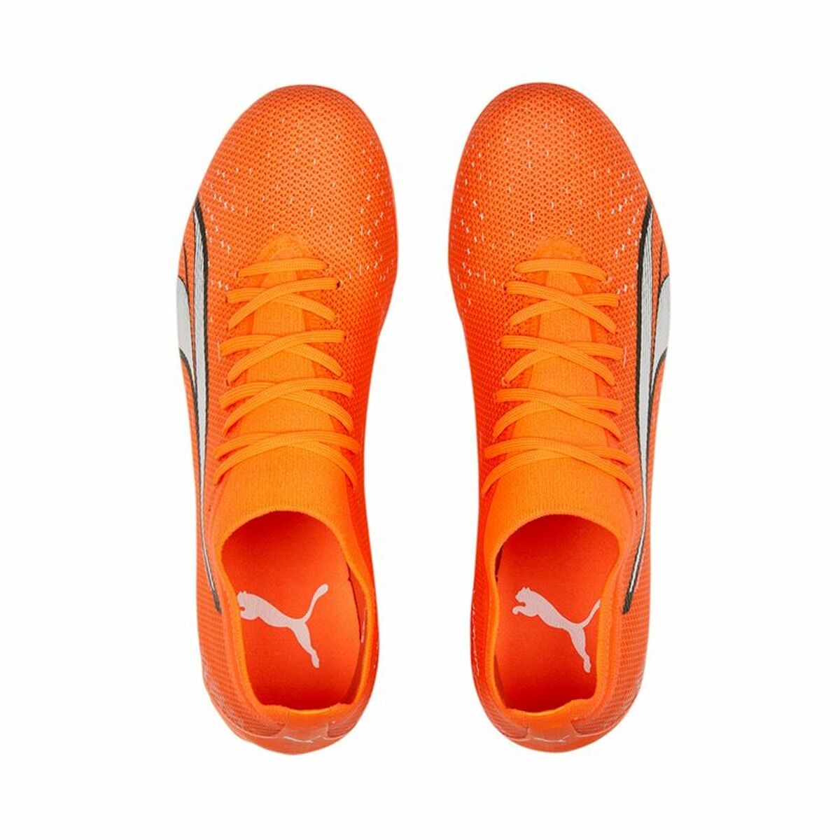 Fußballschuhe für Erwachsene Puma Ultra Match Mg Orange Unisex