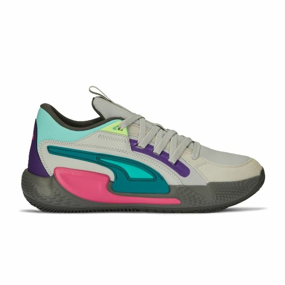 Basketballschuhe für Erwachsene Puma Court Rider Chaos Da Grau