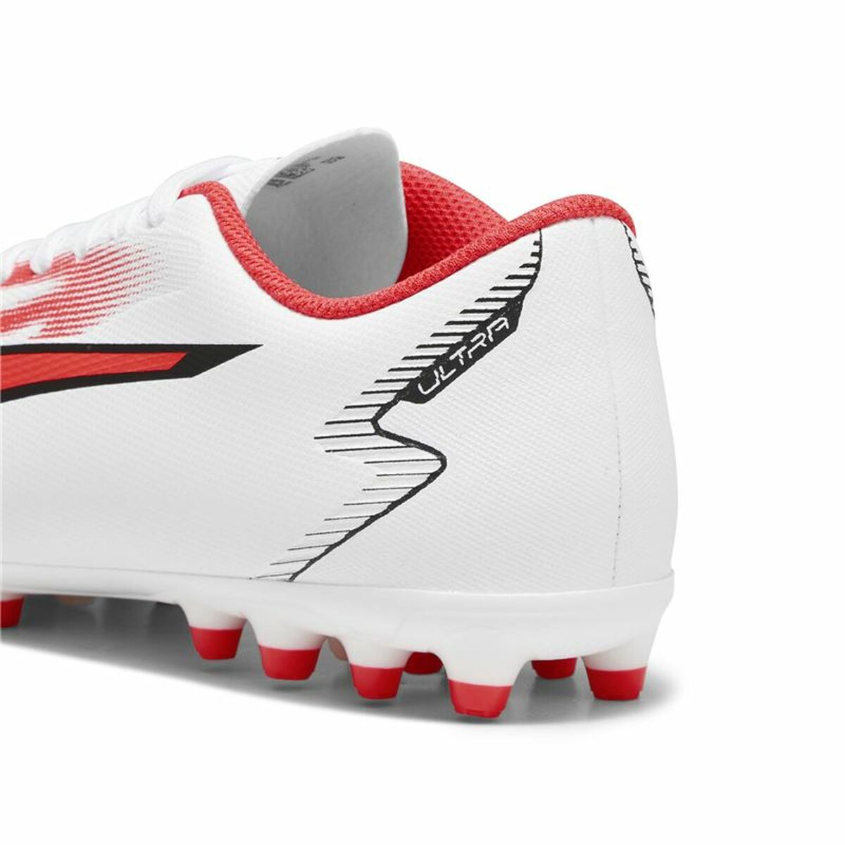 Fußballschuhe für Kinder Puma Ultra Play MG Weiß Rot