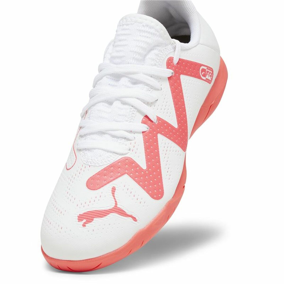 Fußballschuhe für Kinder Puma Future Play It Weiß Rosa