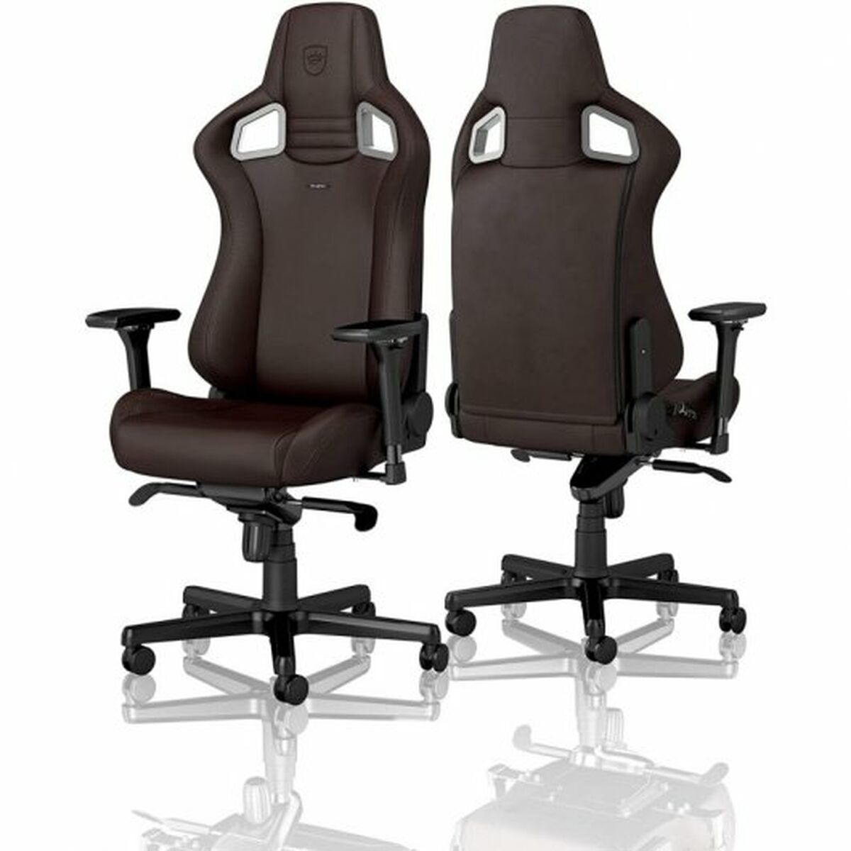 Gaming-Stuhl Noblechairs Epic Braun Schwarz