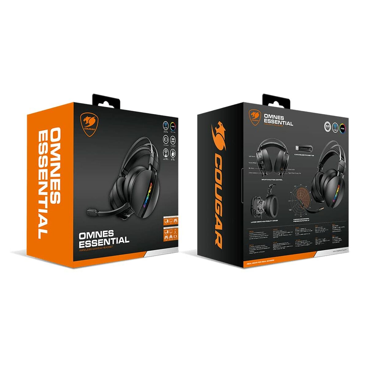 Gaming Headset mit Mikrofon Cougar Omnes Essential