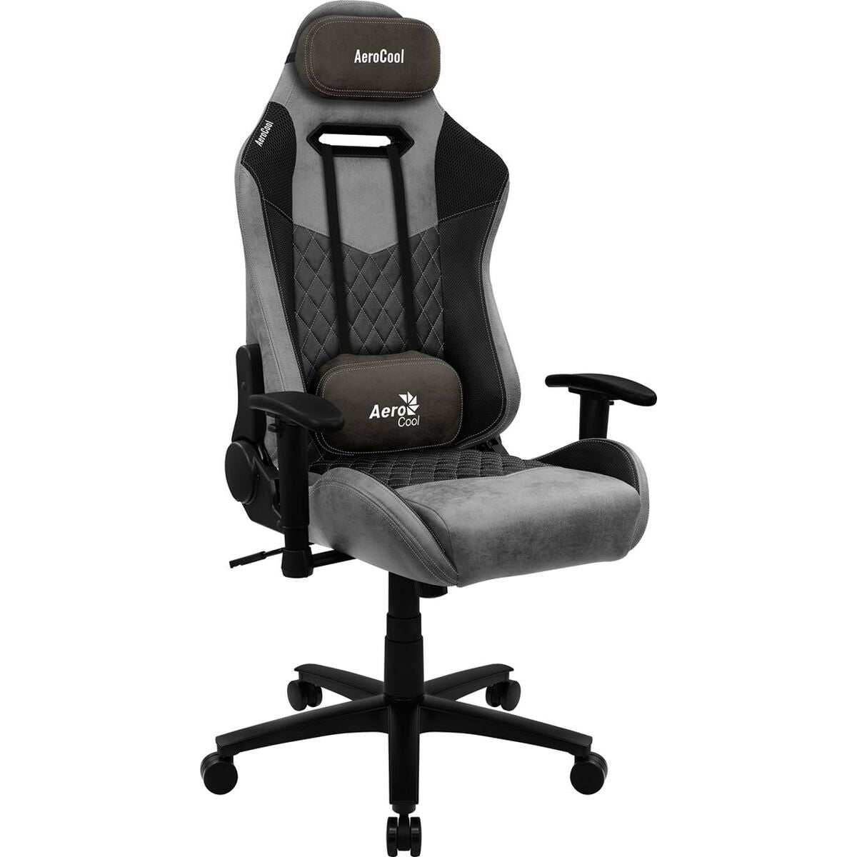 Gaming-Stuhl Aerocool DUKE AeroSuede 180º Schwarz Grau