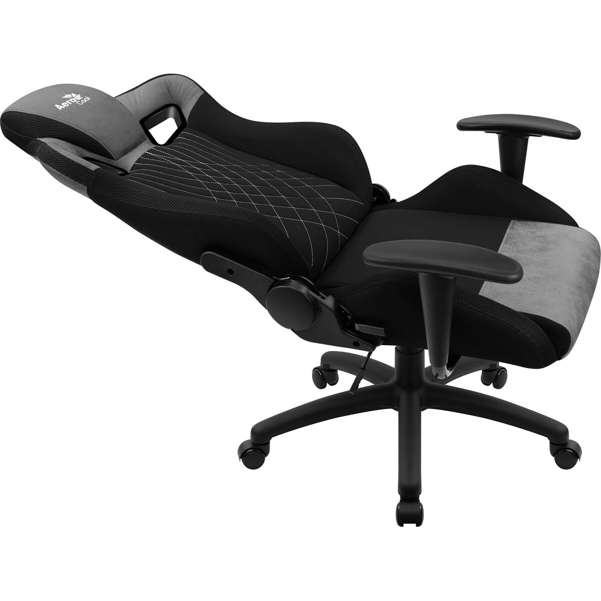 Gaming-Stuhl Aerocool EARL AeroSuede 180º Schwarz Grau