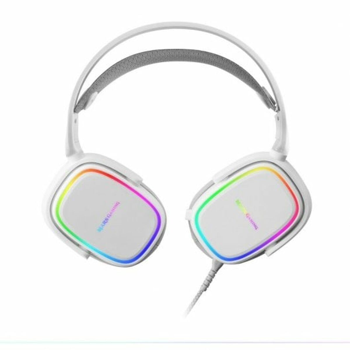 Gaming Headset mit Mikrofon Mars Gaming MHAXW RGB Weiß