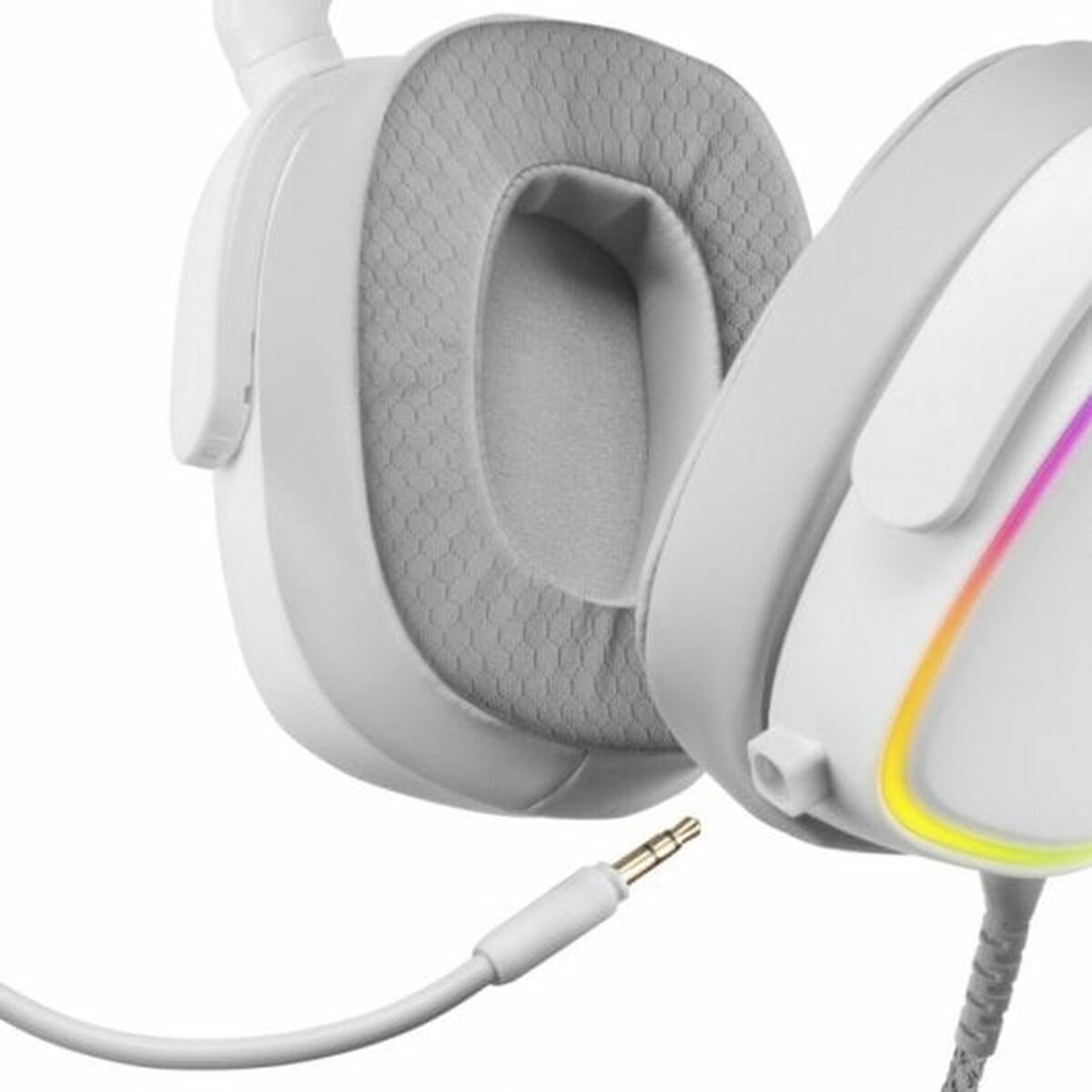 Gaming Headset mit Mikrofon Mars Gaming MHAXW RGB Weiß