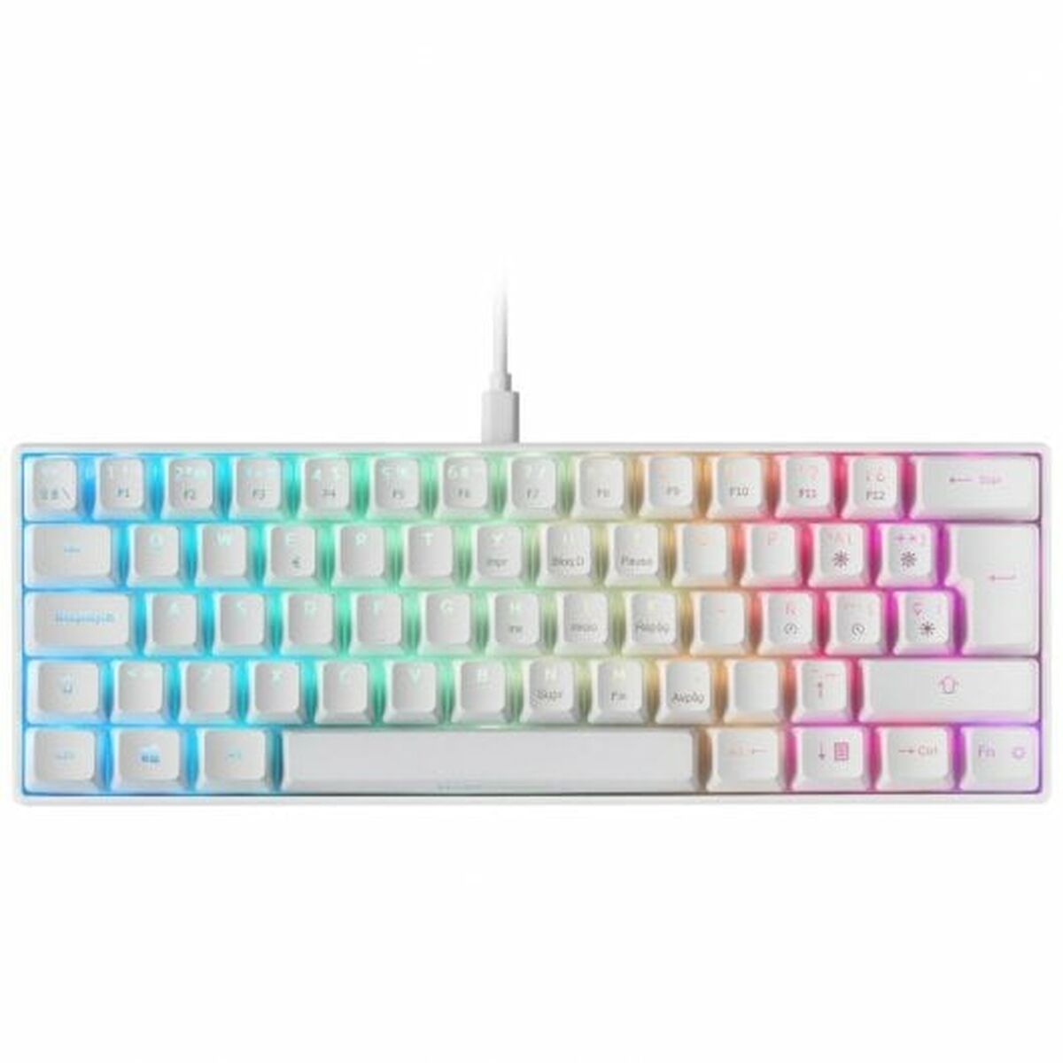 Tastatur Mars Gaming MKMINIWRES Qwerty Spanisch