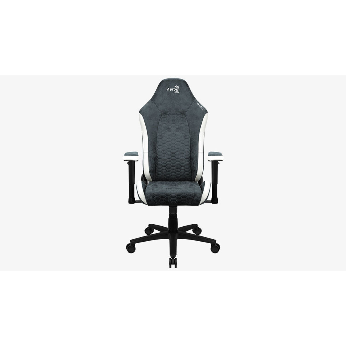 Gaming-Stuhl Aerocool Crown AeroSuede Blau Schwarz Stahl