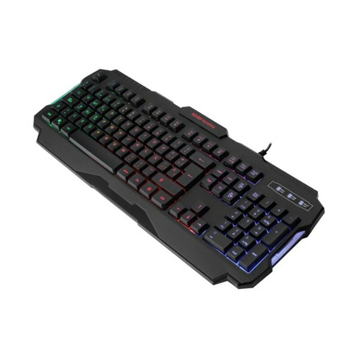 Tastatur und Gaming Maus Mars Gaming MCP118 Schwarz Qwerty Spanisch