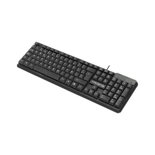 Tastatur Tacens ACP0ES Schwarz Qwerty Spanisch QWERTY