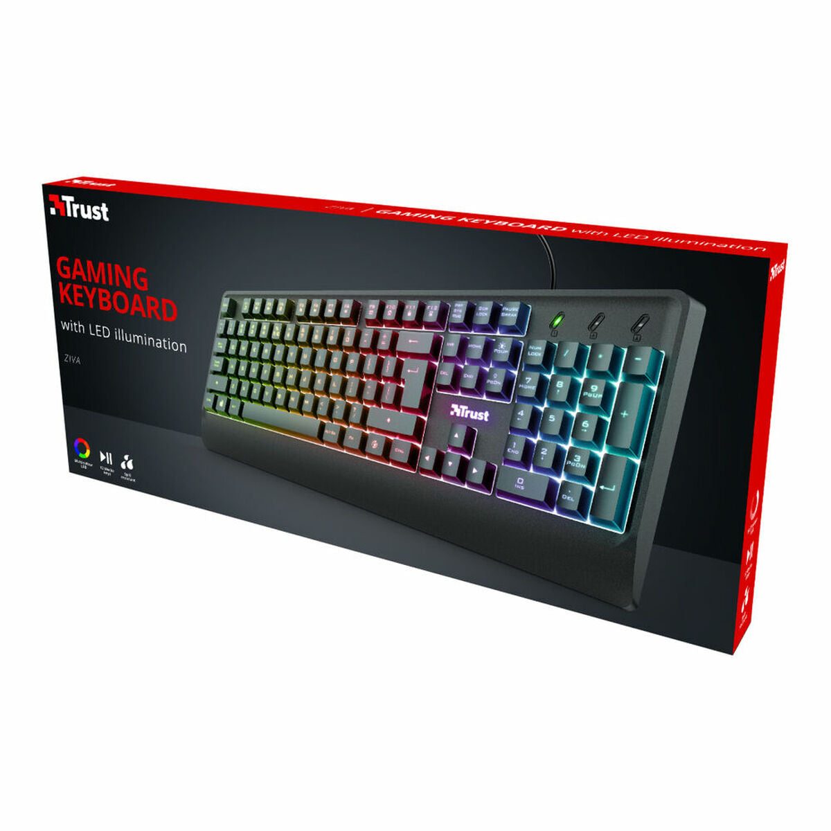 Gaming Tastatur Trust ZIVA QWERTY