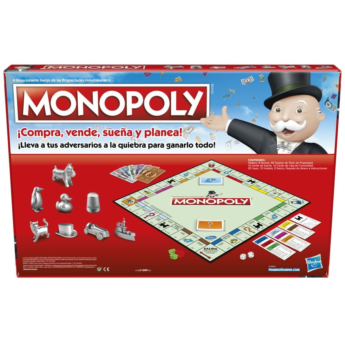 Tischspiel Hasbro Monopoly Clasico Madrid ES