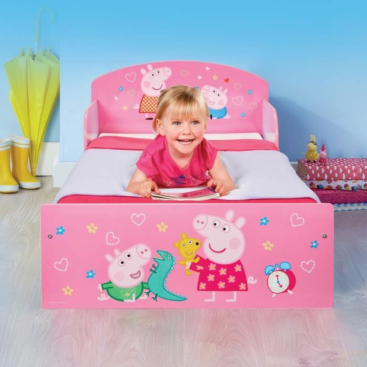 Bett Peppa Pig Für Kinder 70 x 140 cm