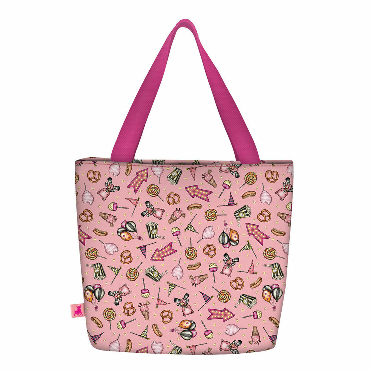 Handtasche Gorjuss Carousel Lunchbox Lachsfarben (24 x 29 x 10 cm)