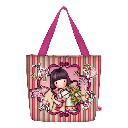 Handtasche Gorjuss Carousel Lunchbox Lachsfarben (24 x 29 x 10 cm)