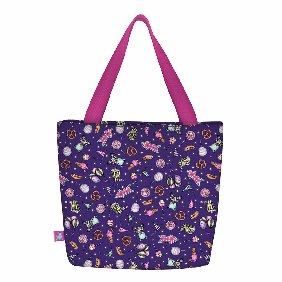 Handtasche Gorjuss Up and away Lunchbox Lila (24 x 29 x 10 cm)