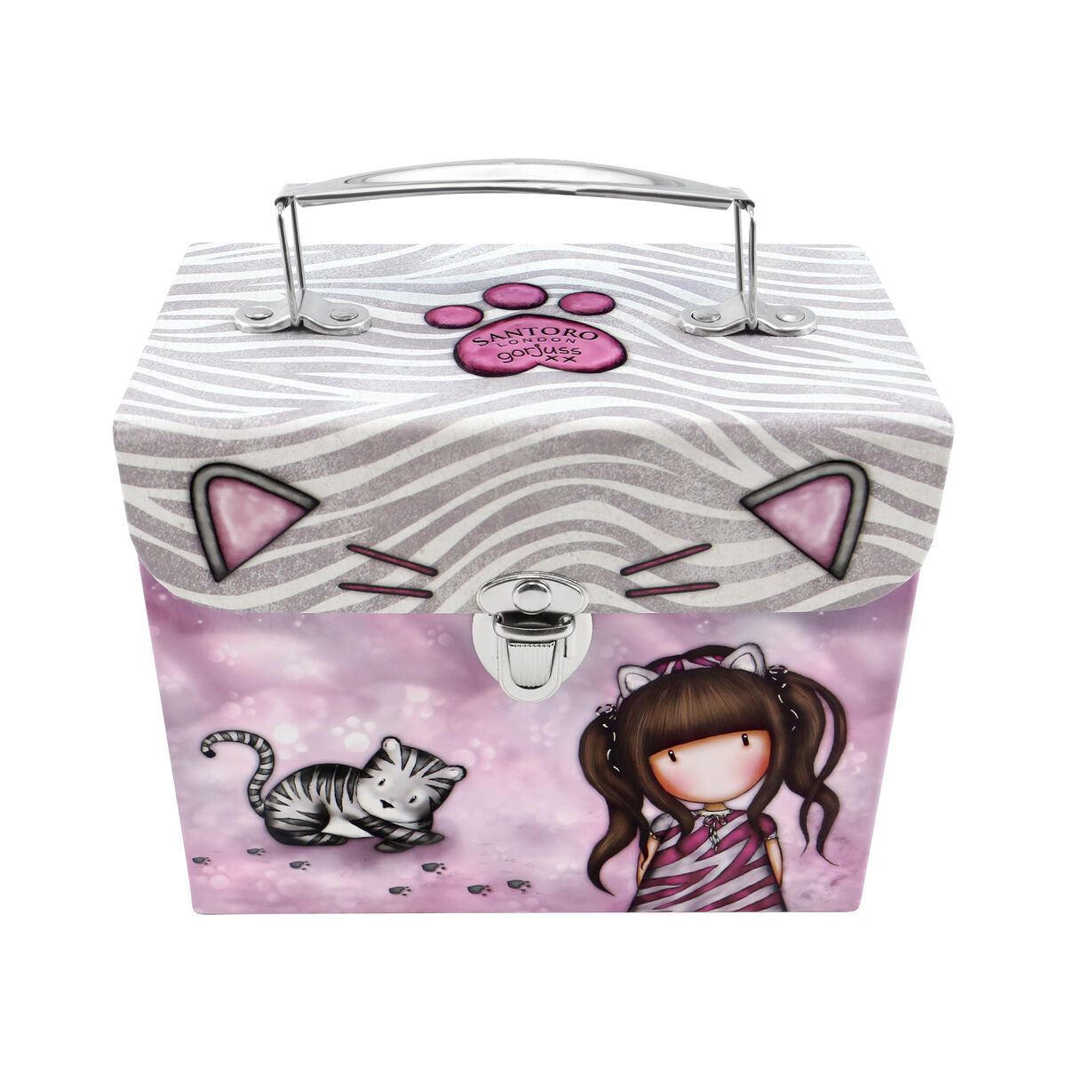 Aufbewahrungsbox Gorjuss Ruby wild Grau Pappe (16 x 13,4 x 9 cm)