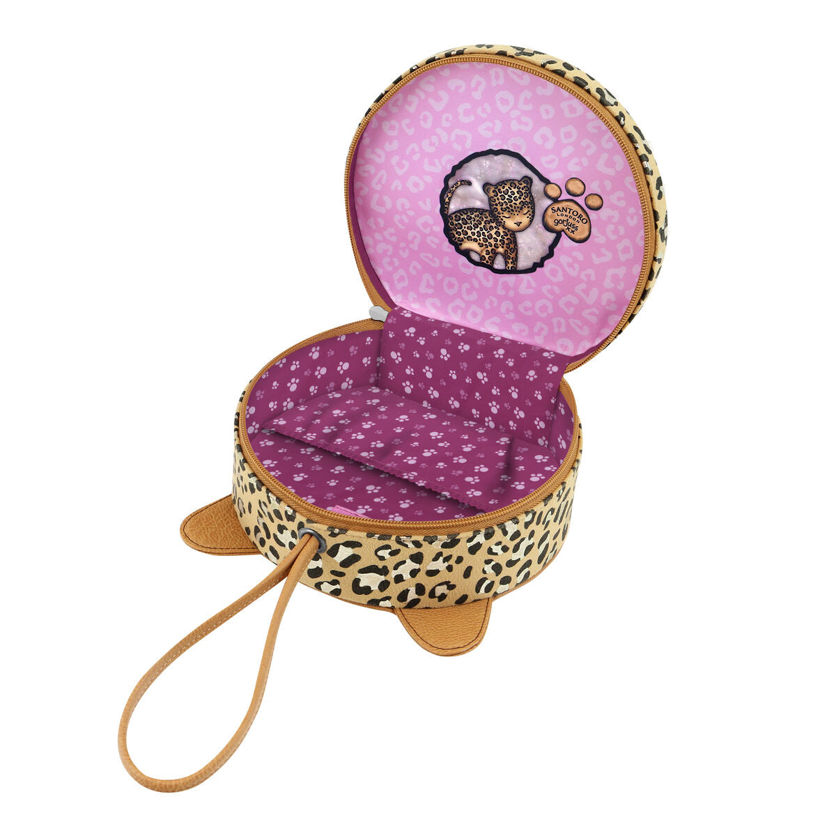 Reise-Toilettentasche Gorjuss Leopard (19,5 x 17,5 x 8 cm)