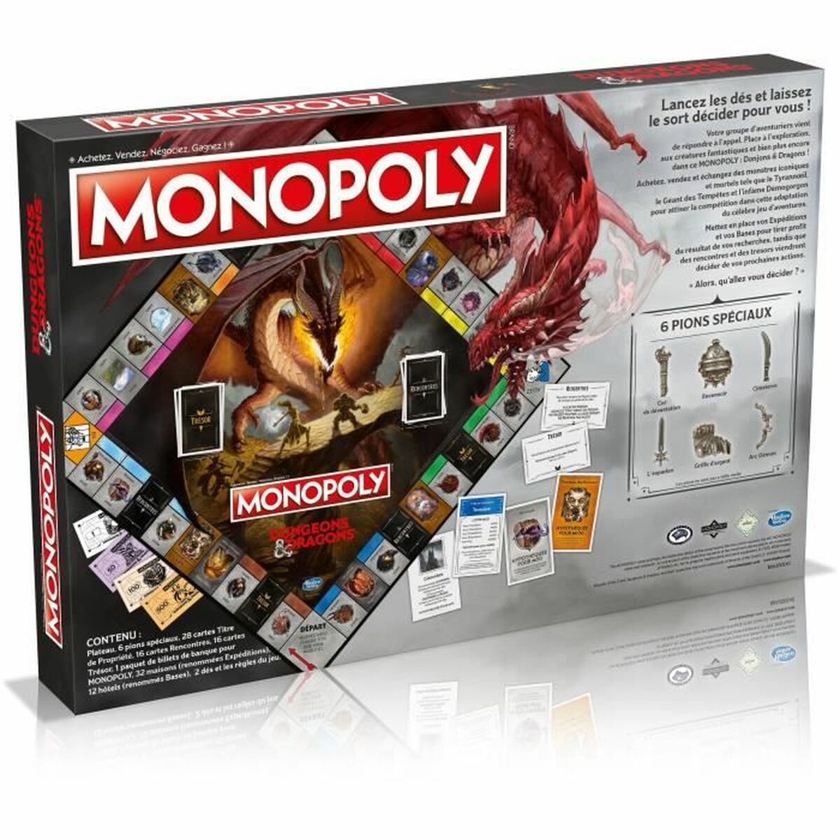 Tischspiel Monopoly Dungeons & Dragons (FR)