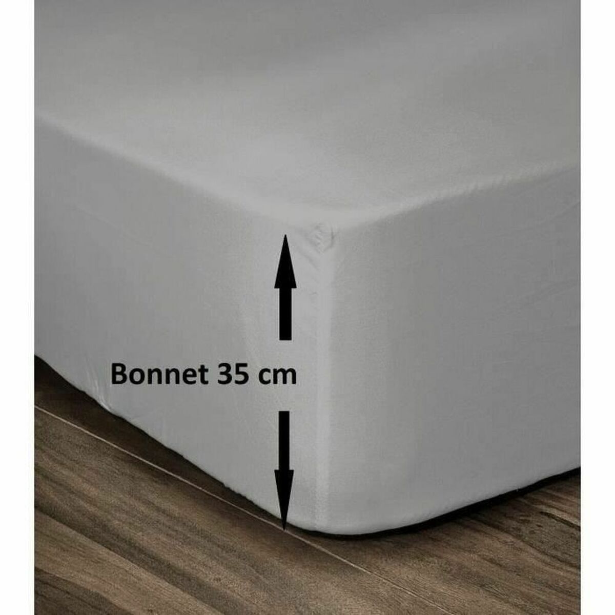 Bettlaken Lovely Home Hellgrau Doppelbett (180 x 200 cm)