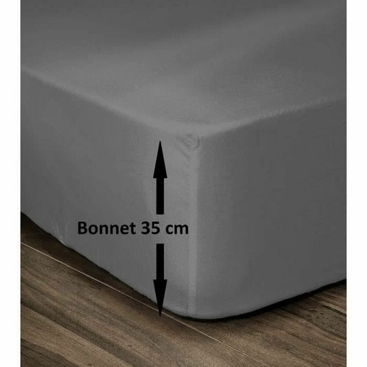 Spannbetttuch Lovely Home 180 x 200 Dunkelgrau 180 x 200 cm (Doppelbett)