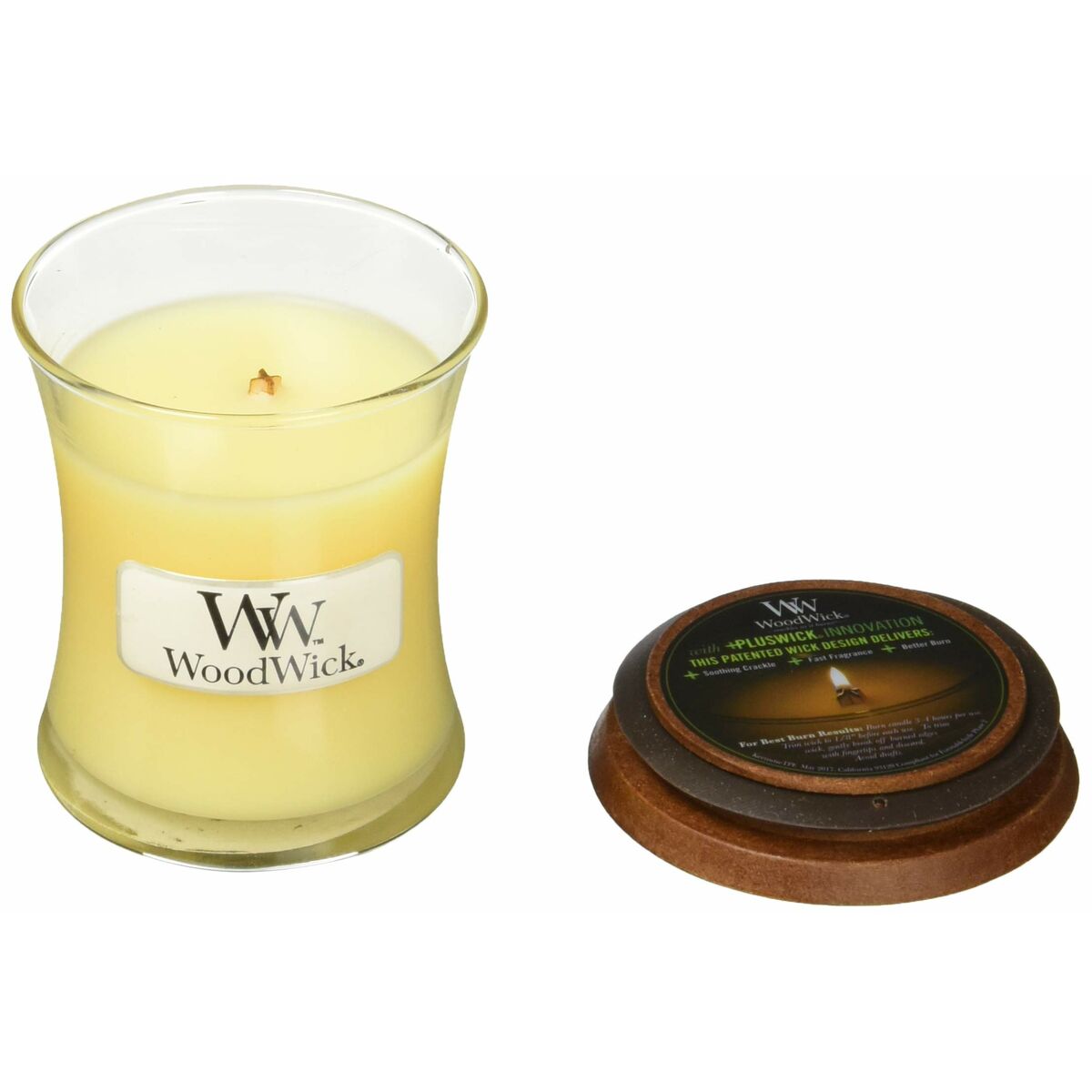 Duftkerze Woodwick Lemongrass & Lily 85 g