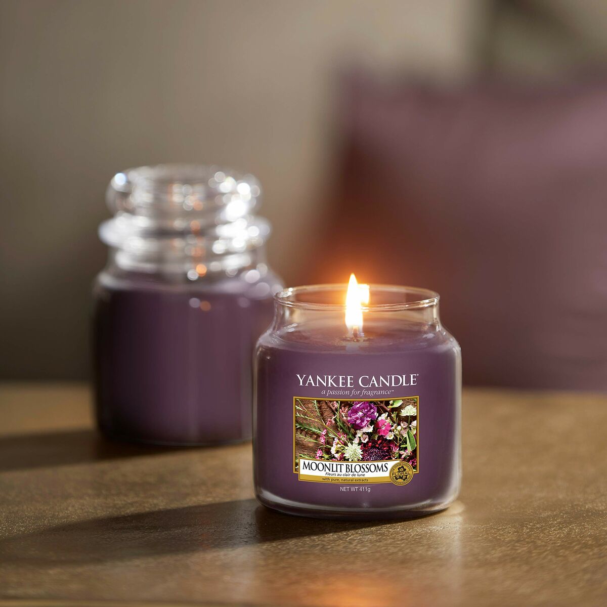 Duftkerze Yankee Candle 411 g Moonlit Blossoms